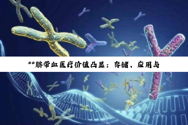 **脐带血医疗价值凸显：存储、应用与行业发展深度探索**